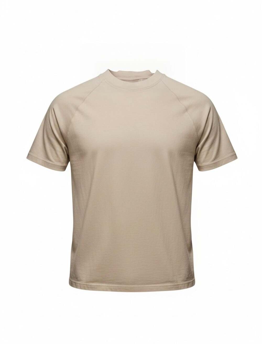 H&M Oversized Fit T-Shirt Size M Beige Cotton Crewneck Short Sleeve #H&M #tshirt